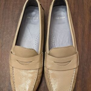Cole Haan W01153 Beinge Patent Leather Driving Loafers Women's Sz 9 B